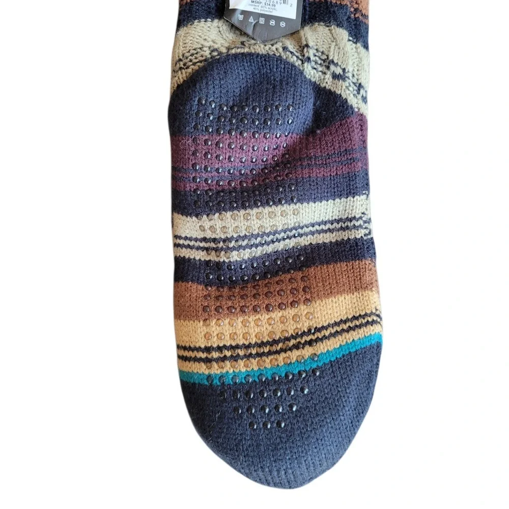 STANCE Burgundy Toast Heavy Cushion Crew Height Non Slip Socks Size L M: 9-13